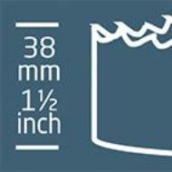 Billede af 31/70 70 mm Wilpu-bi-metal hole saw 10 tpi  Bi-Cobalt TOP