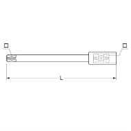Billede af BAER Forlænger 220 mm firkant 20 mm | M 33