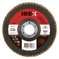 Billede af IBEX Lamelslibeskive 150 K60 Rød Keramisk