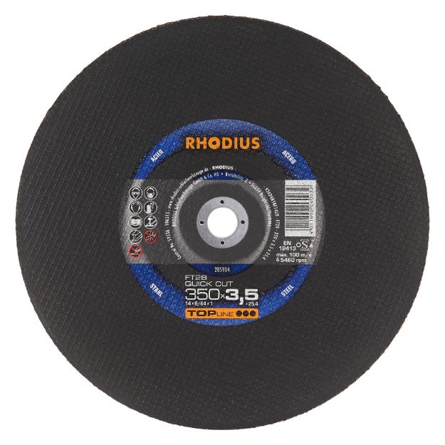 Billede af Rhodius Skæreskive FT28 Rail 350x3,5x25,4