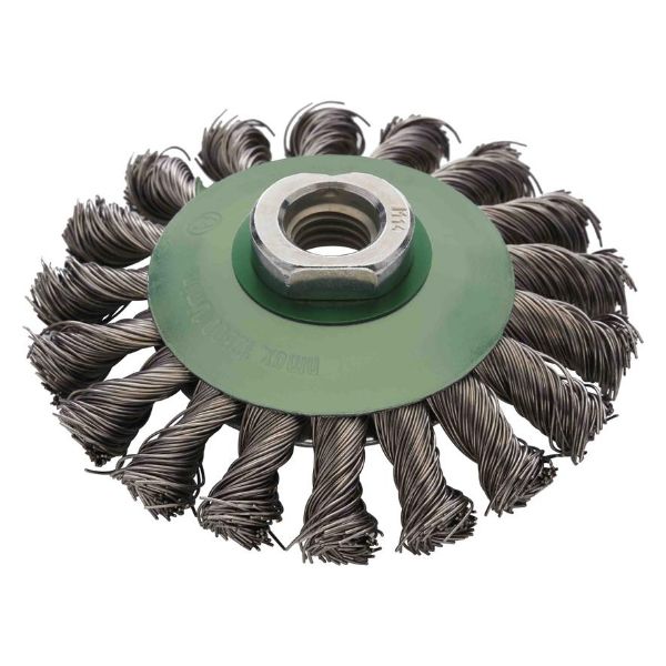 Billede af Rhodius BASICline tallerkenbørste snoet 100mm M14 RF 0,50