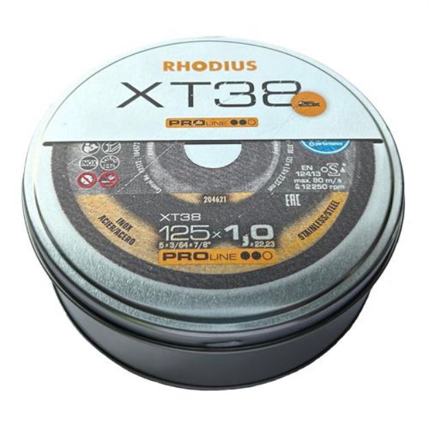 Billede af Rhodius Skæreskive XT38 125x1,0 
25 stk. i metaldåse