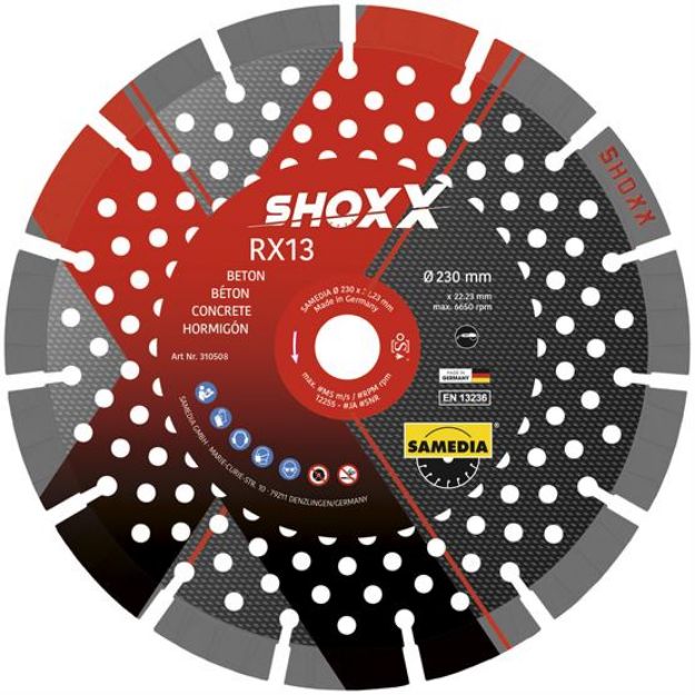 Billede af Samedia diamantklinge SHOXX RX13 180x22,2