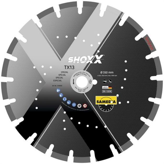 Billede af Samedia diamantklinge SHOXX TX13 350x25,4/20