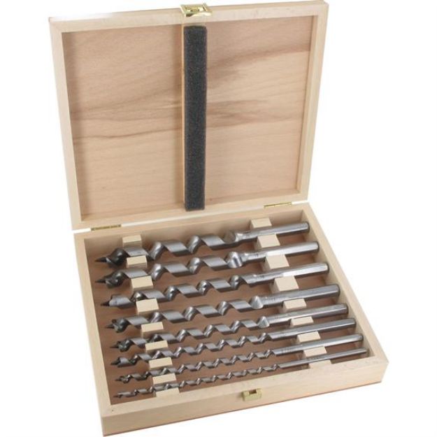 Billede af Famag træsnegleborsæt 8 dele. 235/160mm. Ø 6, 8, 10, 12, 14, 16, 18, 20 mm