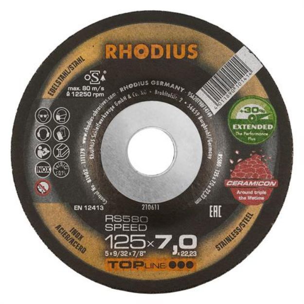 Billede af Rhodius slibeskive RS580 Ceramicon